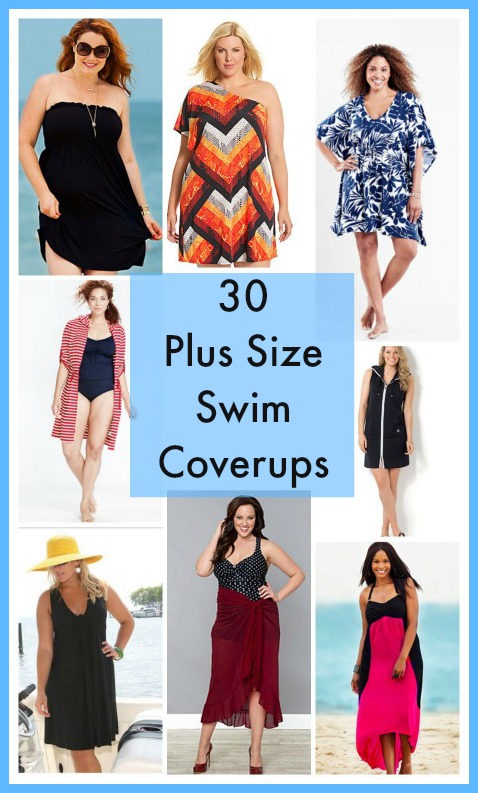 plus size swimwear cover