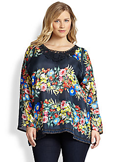 Plus Size Fashion: Black Florals Splurge and Steals | BigGirlsGuide