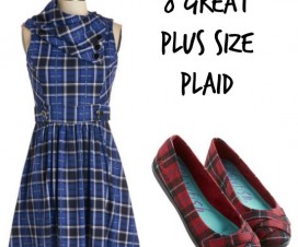 plaid dress and shoes