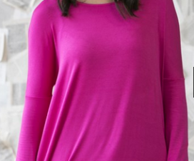 pink tunic