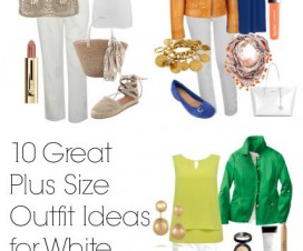Plus Size white Pant ideas from BigGirlsGuide