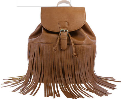 fringe backpack 