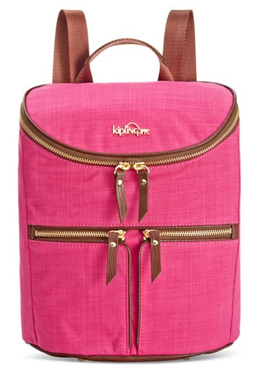 pink kipling backpack 