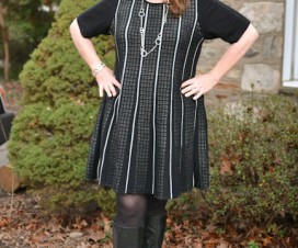 Plus Size sweater dress fashion blogger Sherry Aikens OOTD plaid plus size fashion for women Sherry Aikens Plus Size Fashion Blogger