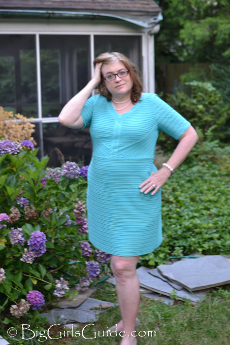 Plus size dress fashion for womens over 40 Plus size fashion blogger Sherry Aikens womens plus size fashion